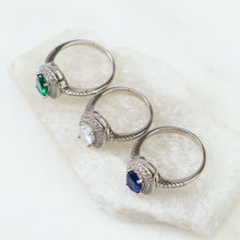 Cargar imagen en el visor de la galería, Anillo Cristal Color Ovalado