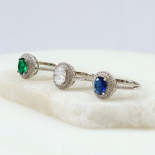 Cargar imagen en el visor de la galería, Anillo Cristal Color Ovalado