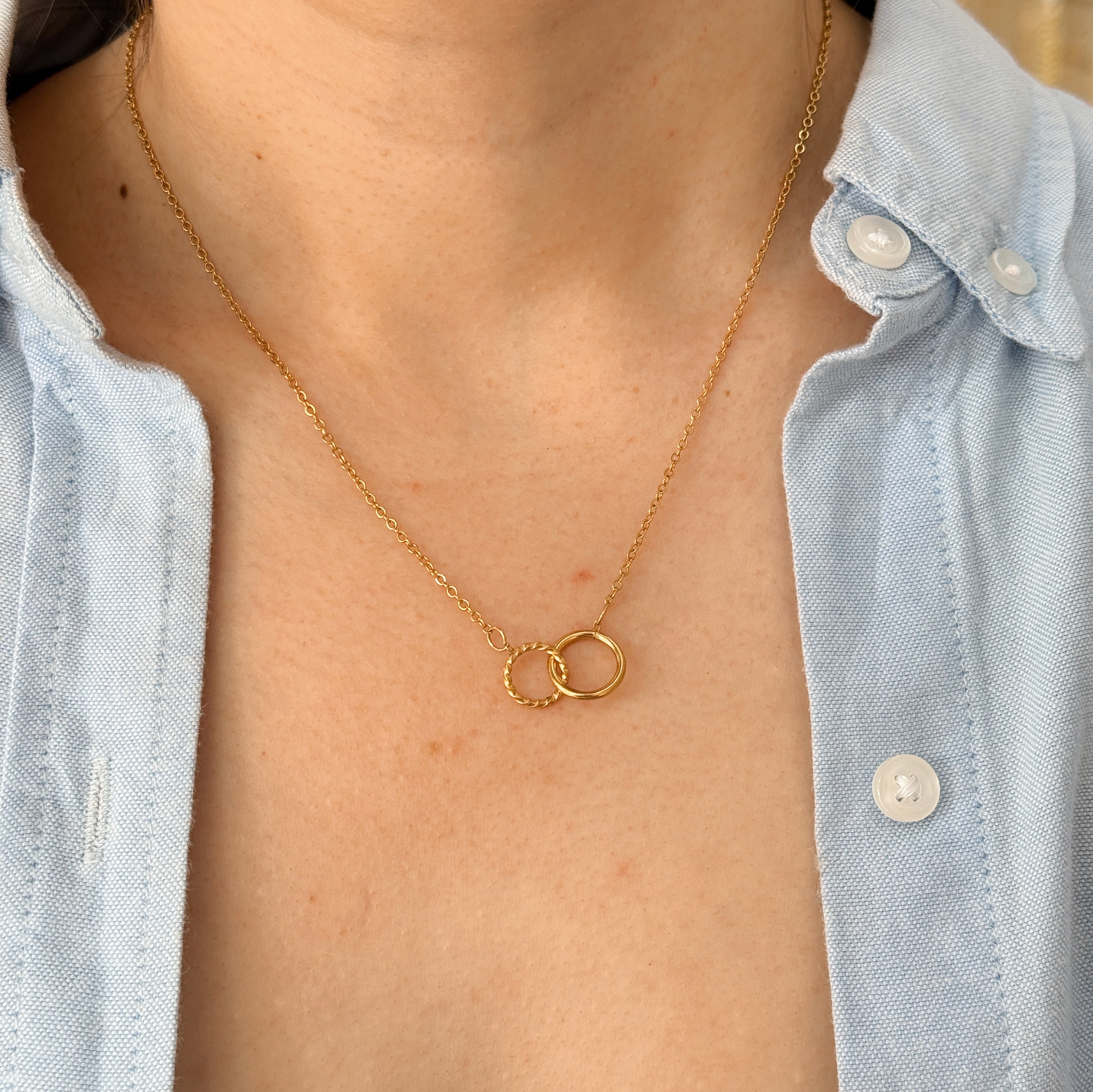 Collar Doble Círculo