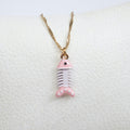 Collar Dije Esmaltado Pez