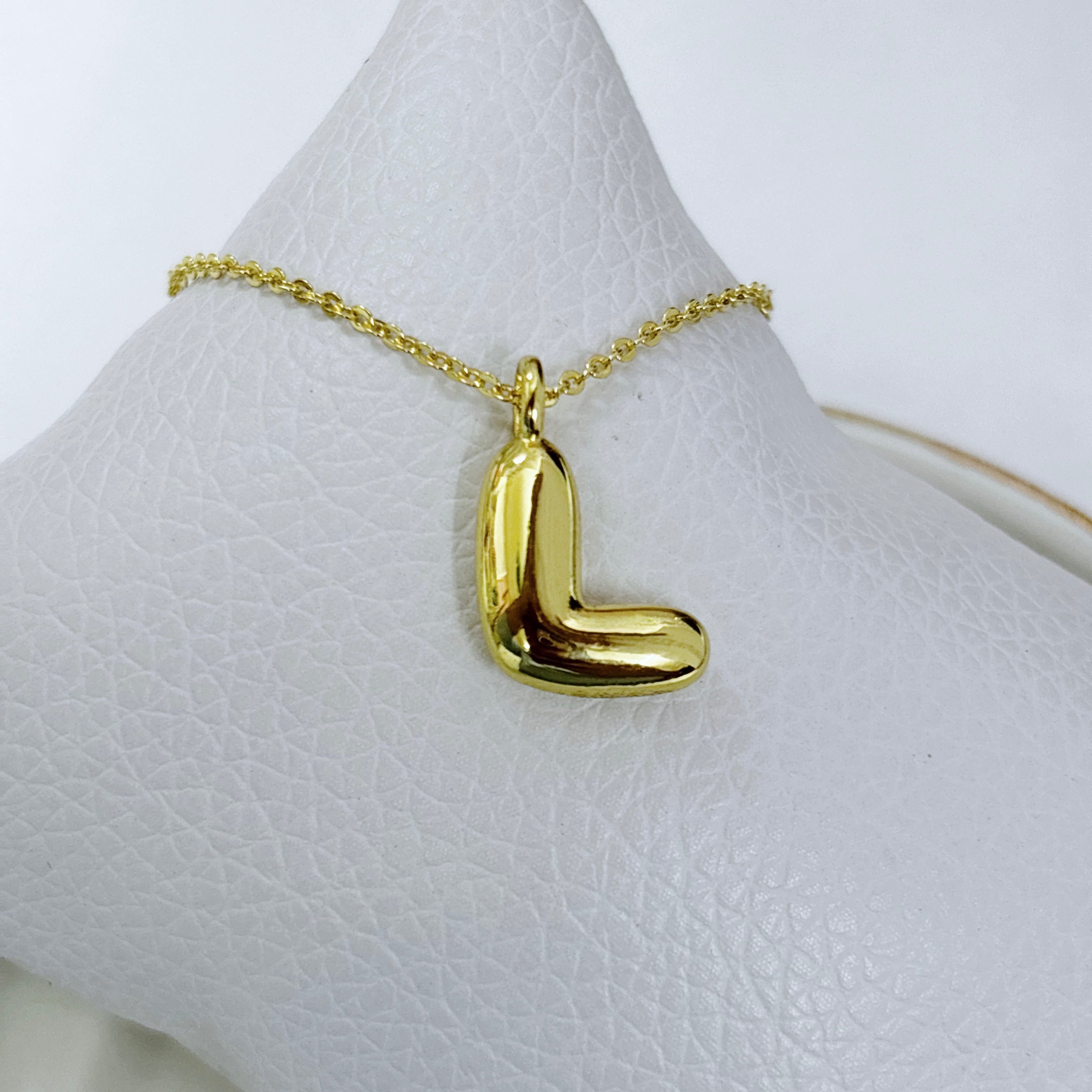 Collar Ajustable Inicial Burbuja