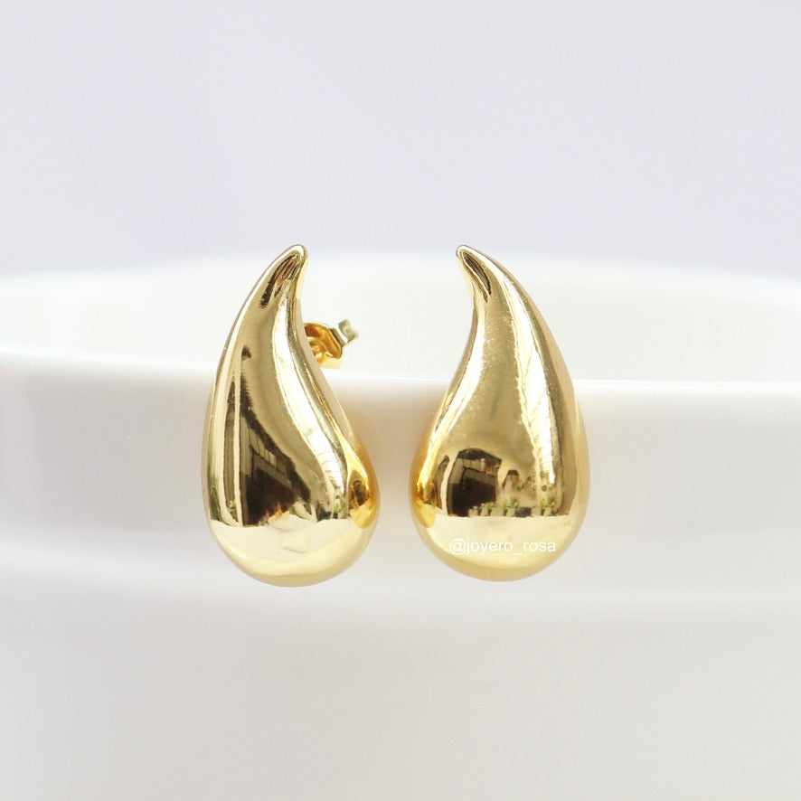 Aretes Gota (Dorado)