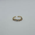Anillo Ajustable Cristales Tornasol