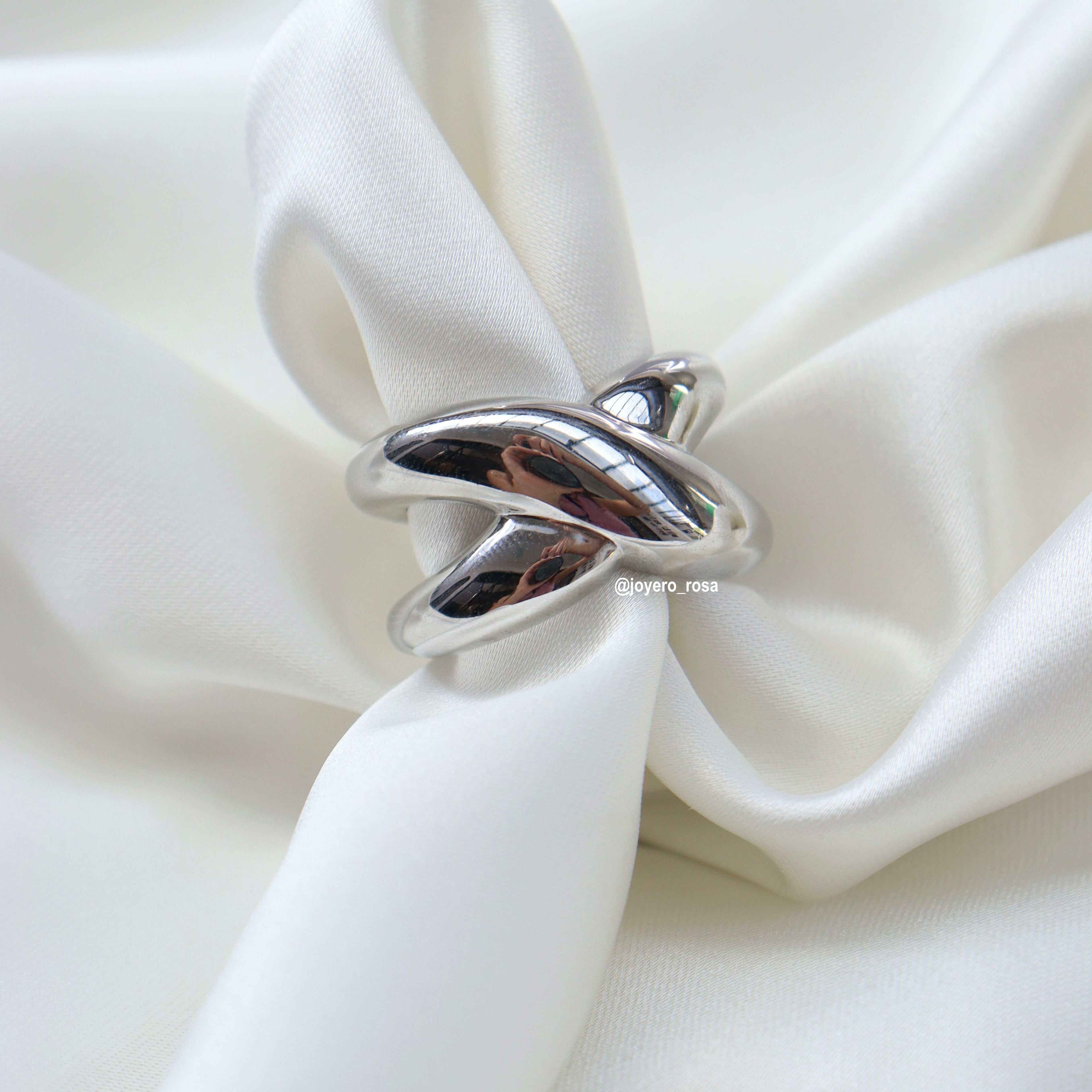 Anillo Chunky Cruzado