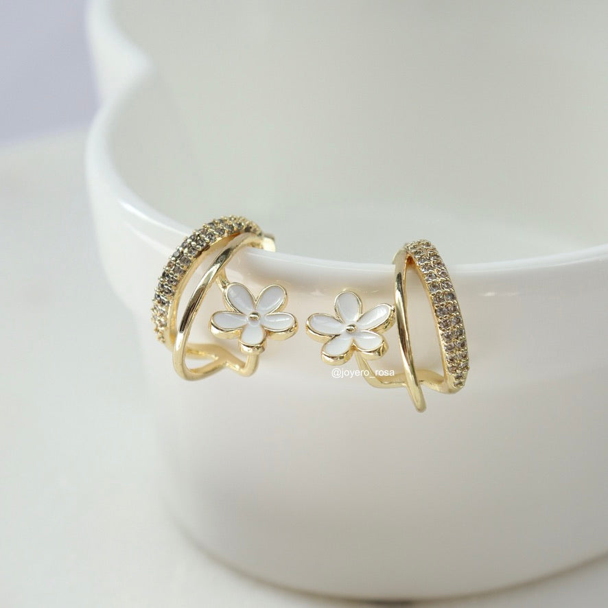 Aretes Flores