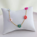 Tobillera Flores
