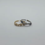 Anillo Ajustable Cristales Tornasol