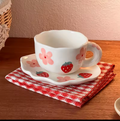 Taza Fresas y Flores