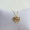 Collar Corazón Mamá