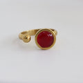 Anillo Círculo Rojo