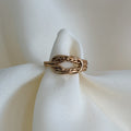 Anillo Ajustable Entrelazado