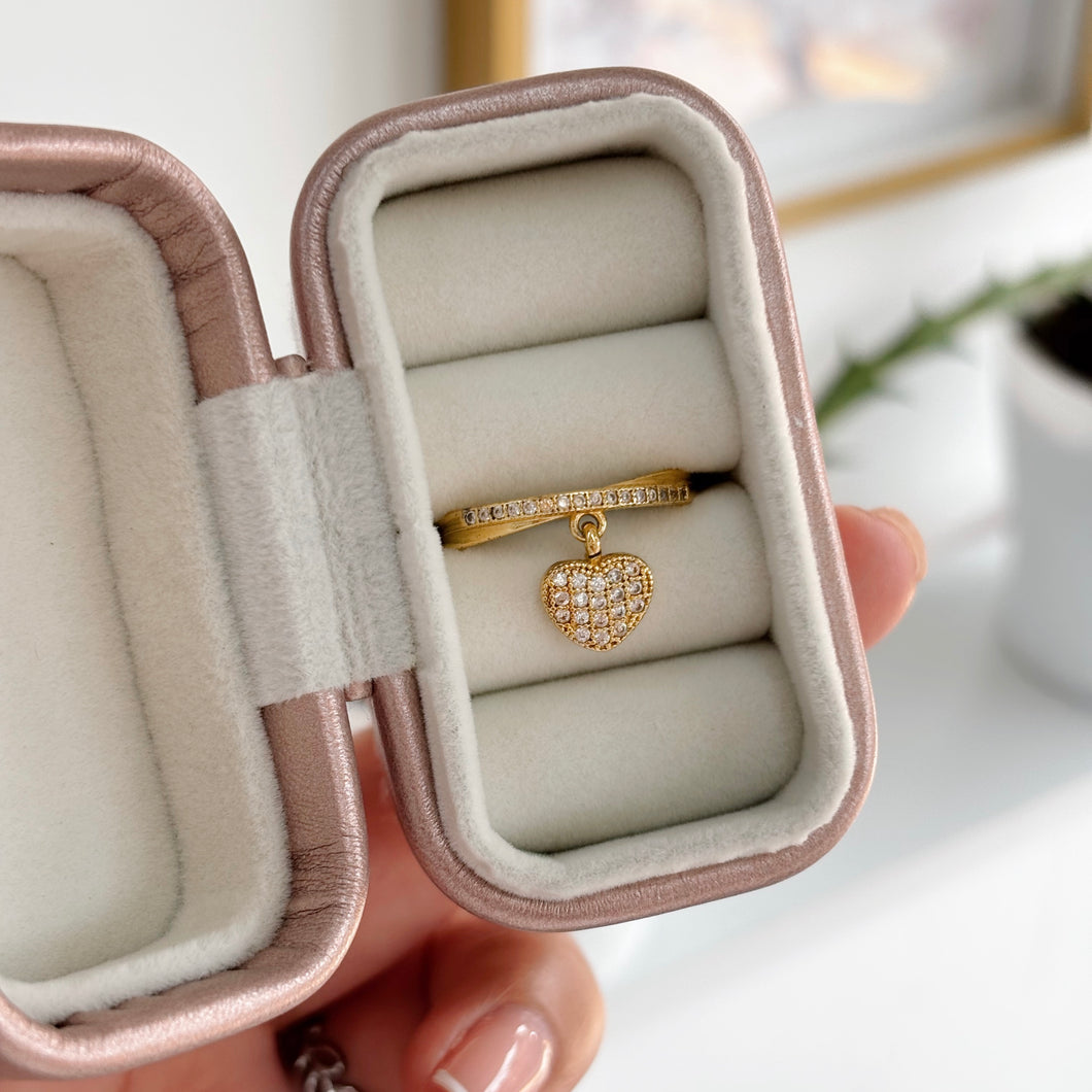 Anillo Corazón Colgante