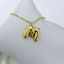Cargar imagen en el visor de la galería, Collar Ajustable Inicial Burbuja
