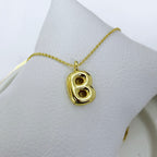 Collar Ajustable Inicial Burbuja