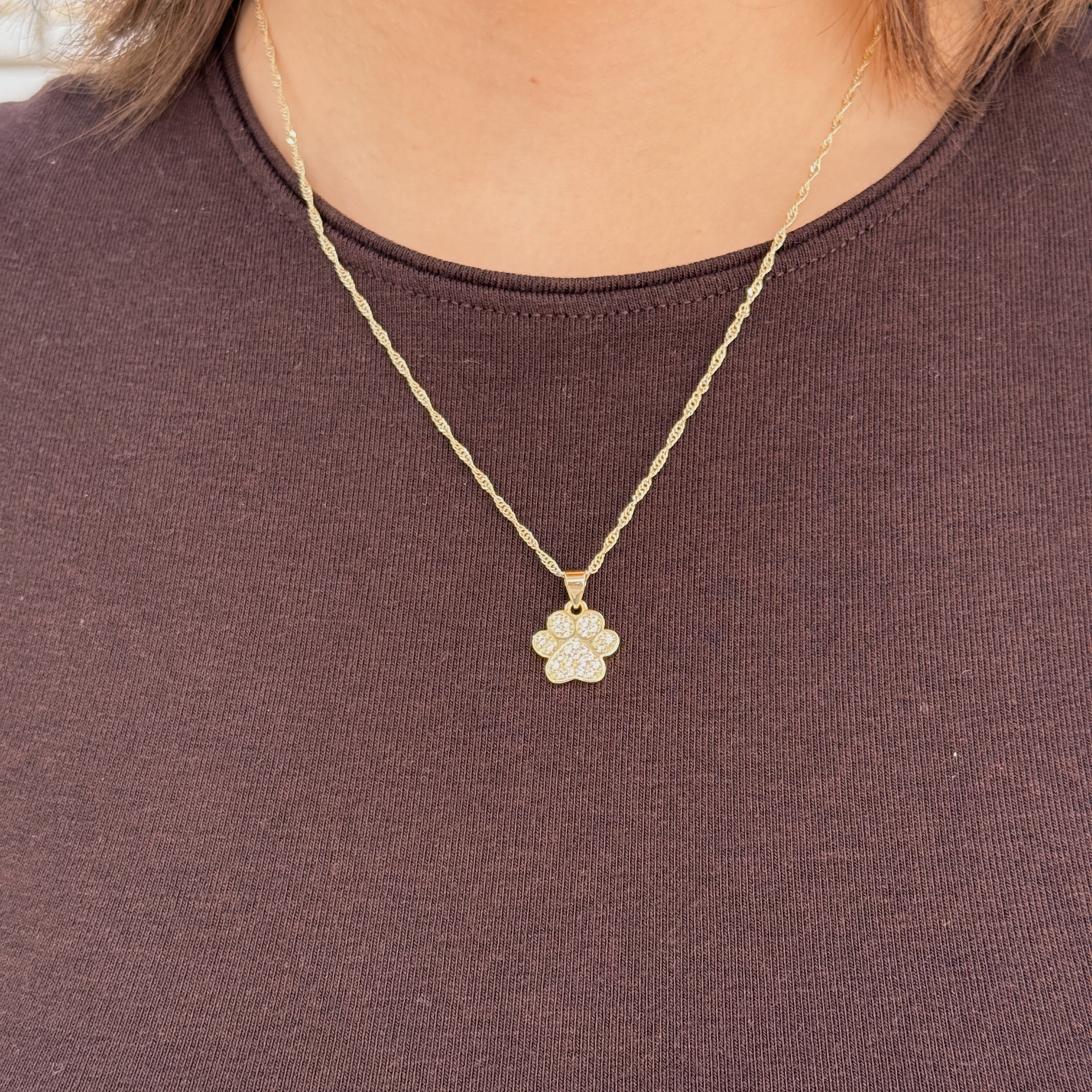 Collar Huella Pavé