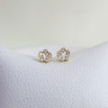 Studs Flores con Cristales