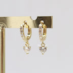 Dangles Corazón Clear