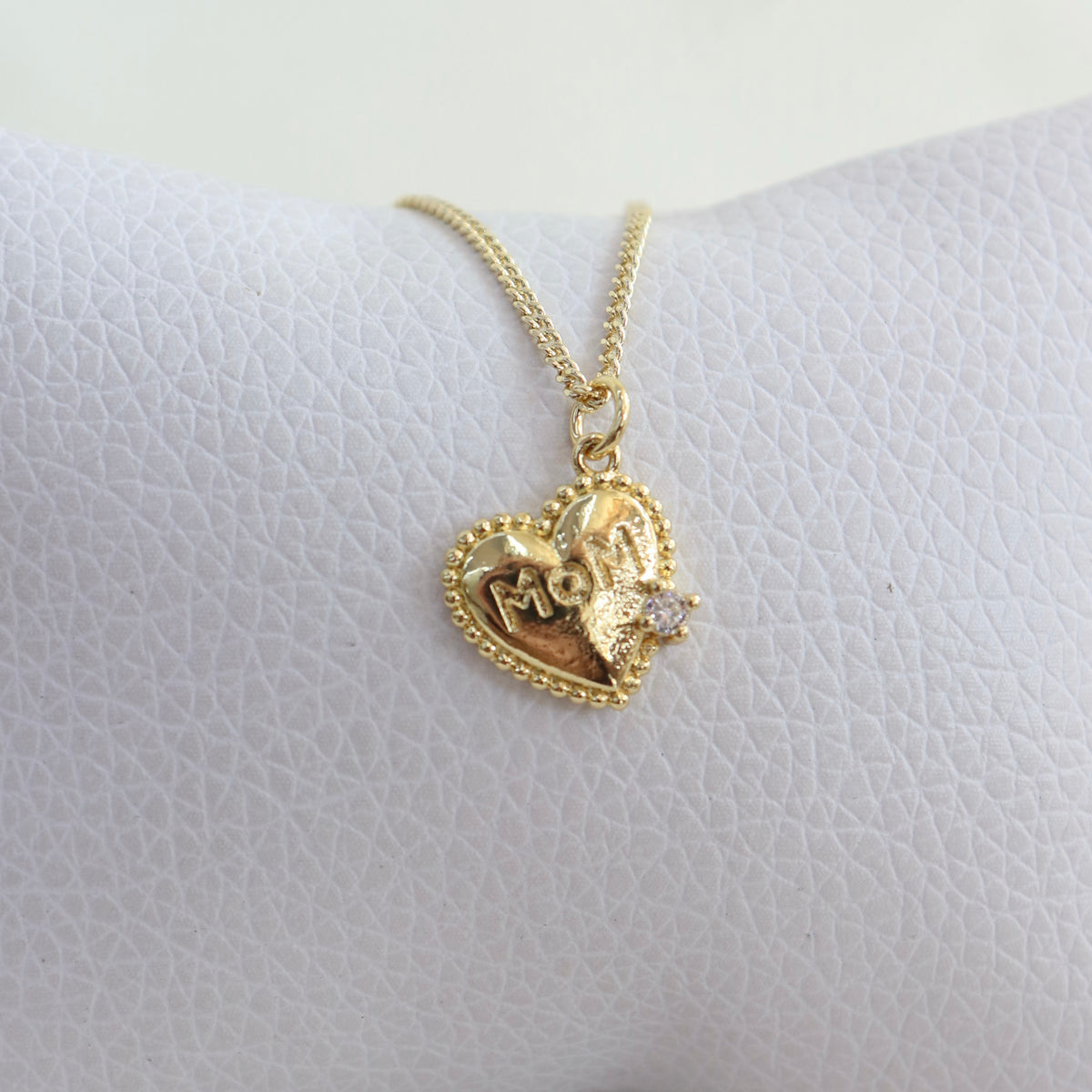 Collar Corazón Mom