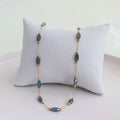 Collar Cristales Azules
