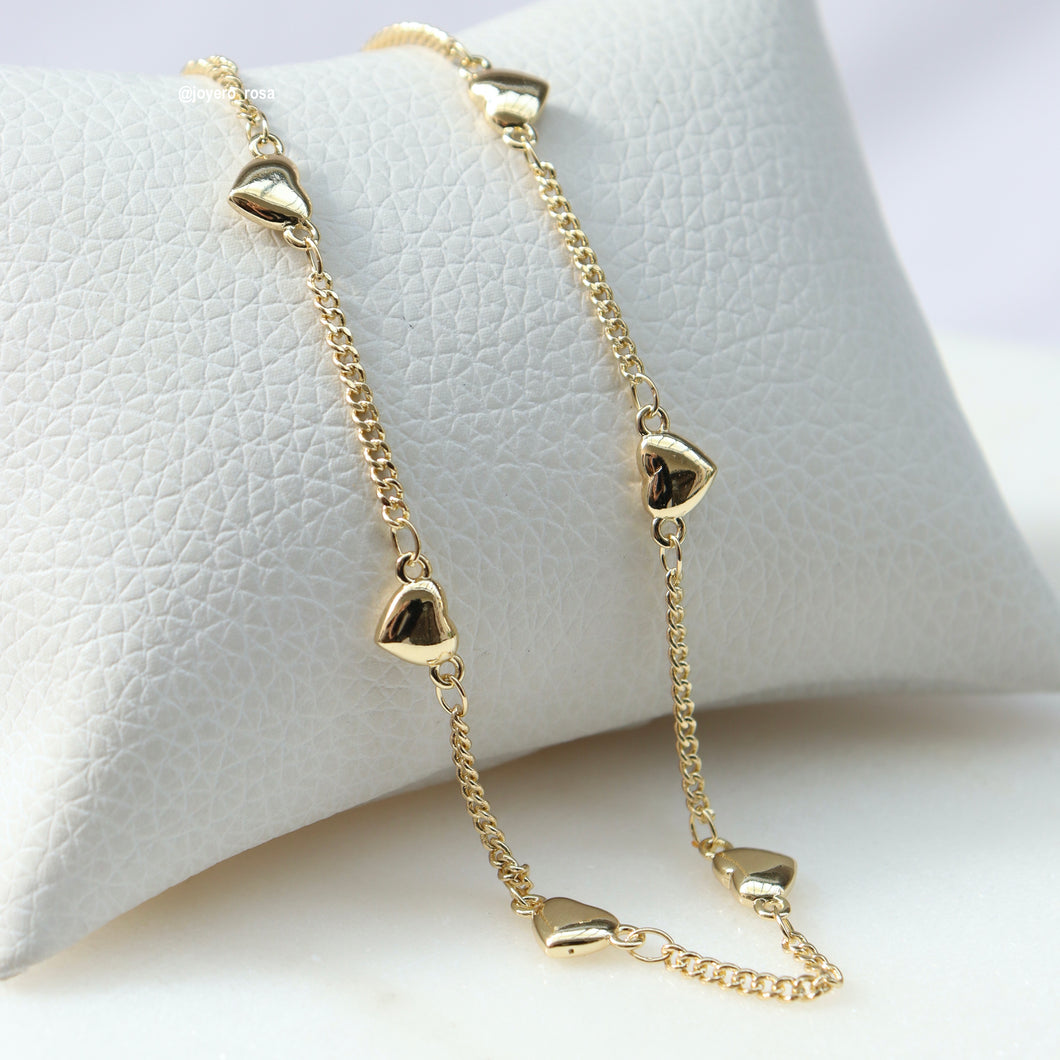 Collar Corazones