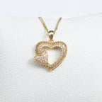 Collar Corazón Pavé