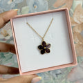 Collar Flor Violeta
