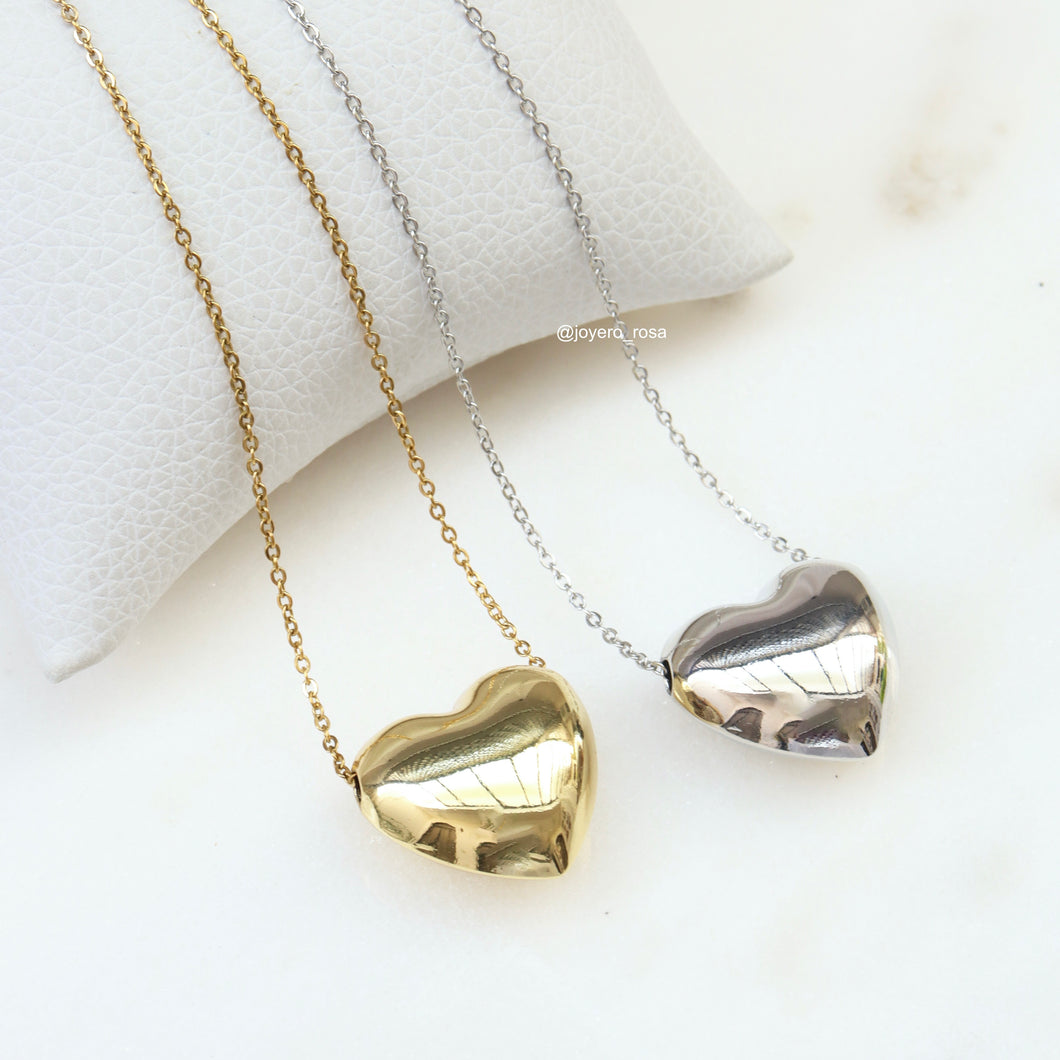 Collar Corazón Chunky