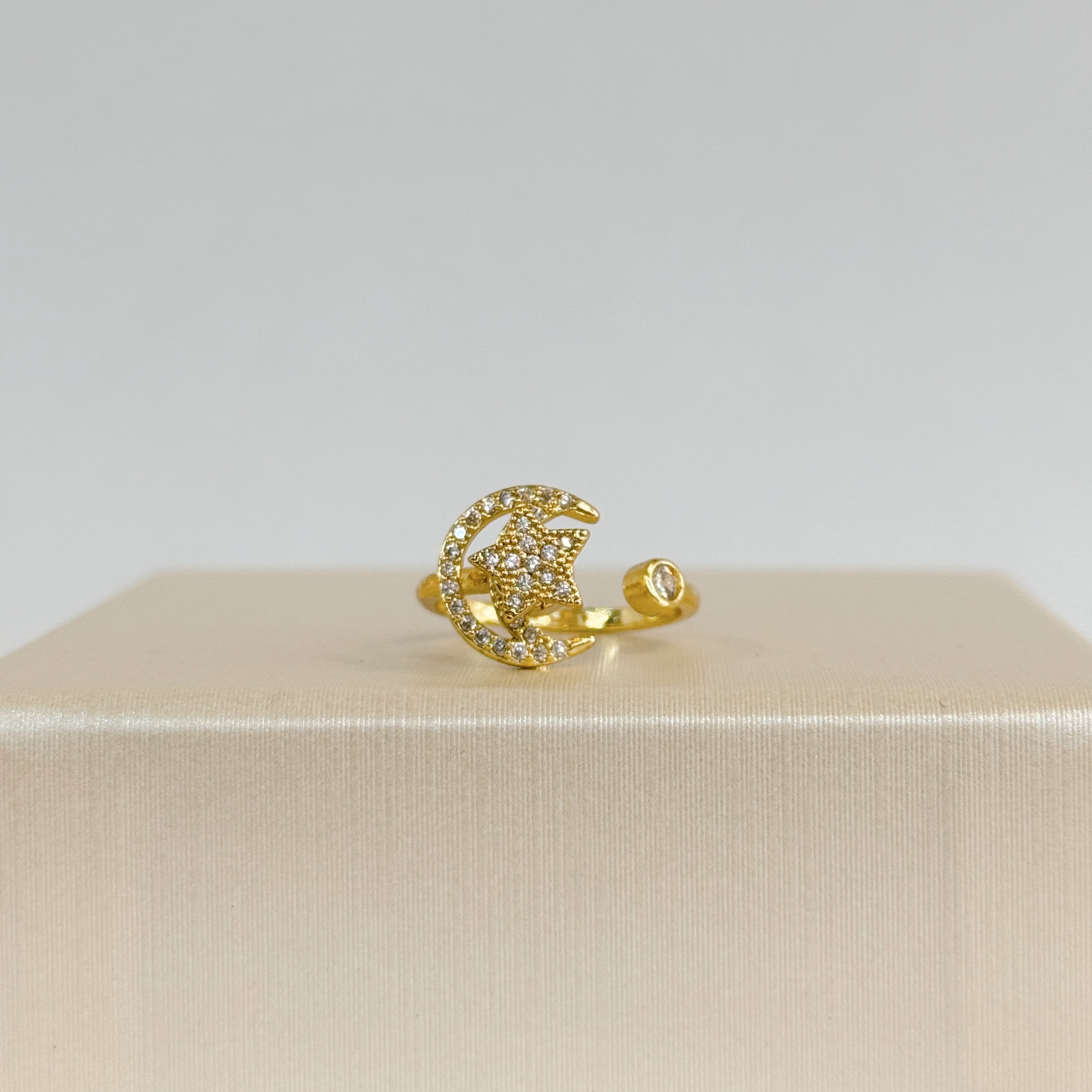 Anillo Ajustable Anti Estrés Luna