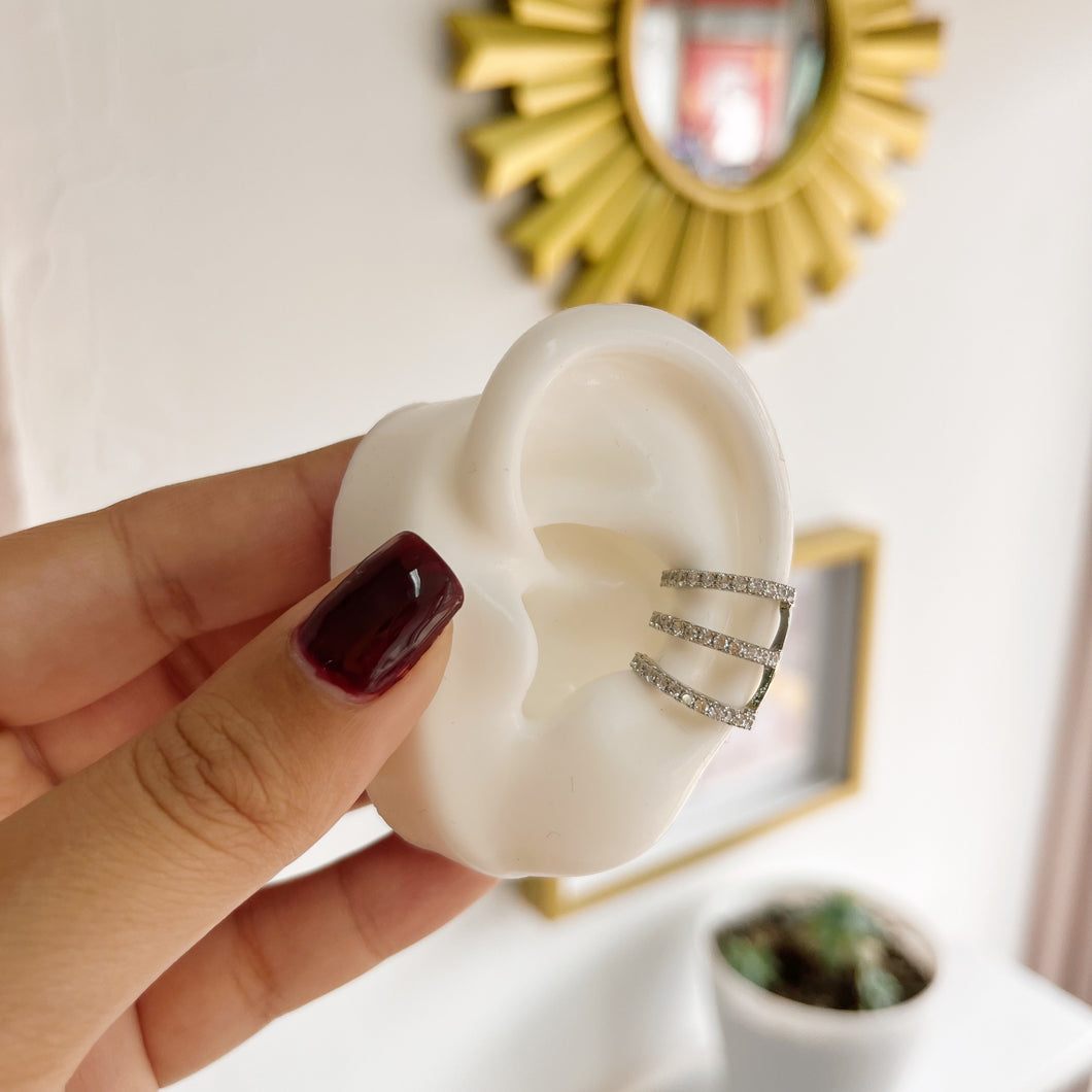 Earcuff Mérida Plateado