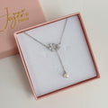Collar Flores Perla Colgantes