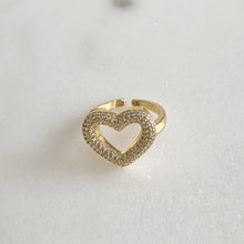 Cargar imagen en el visor de la galería, Anillo Corazón Full Brillo

