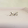 Anillo Corazón Entrelazado