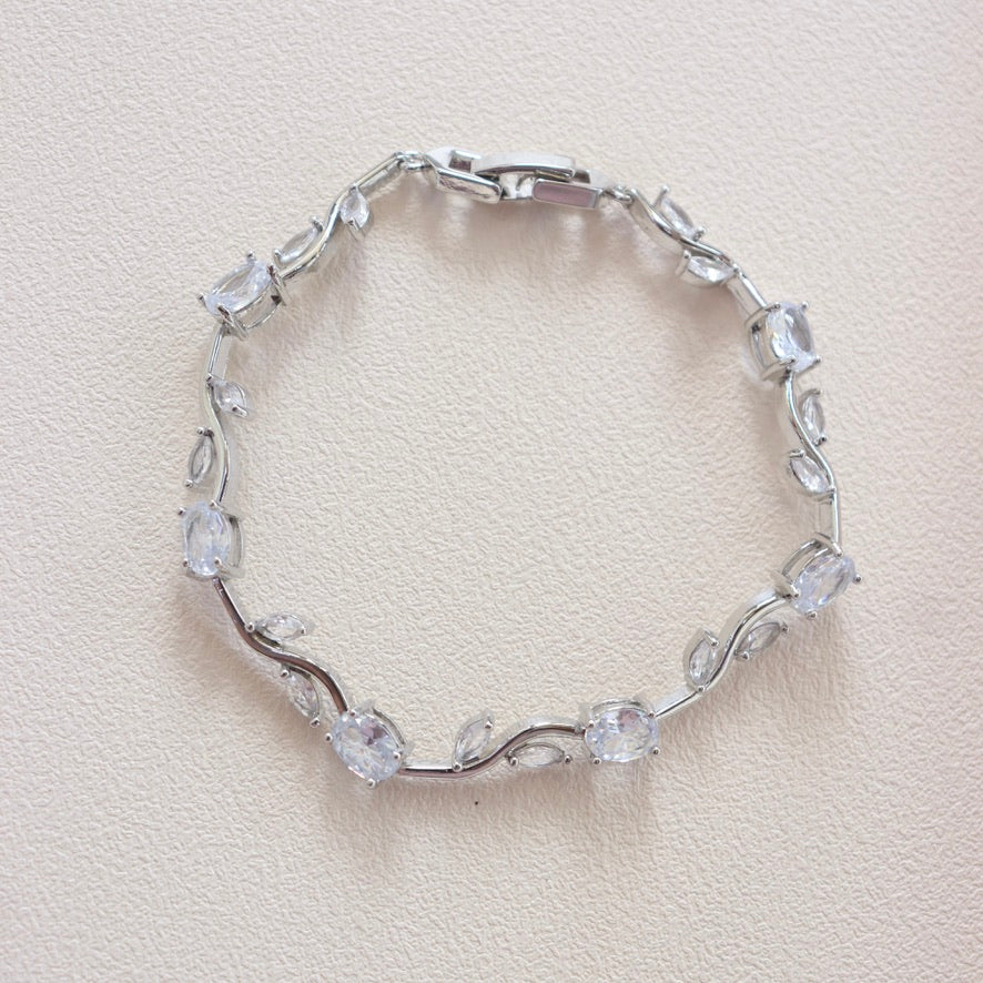 Pulsera Flores Clear
