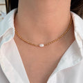 Collar Bolitas y Perla
