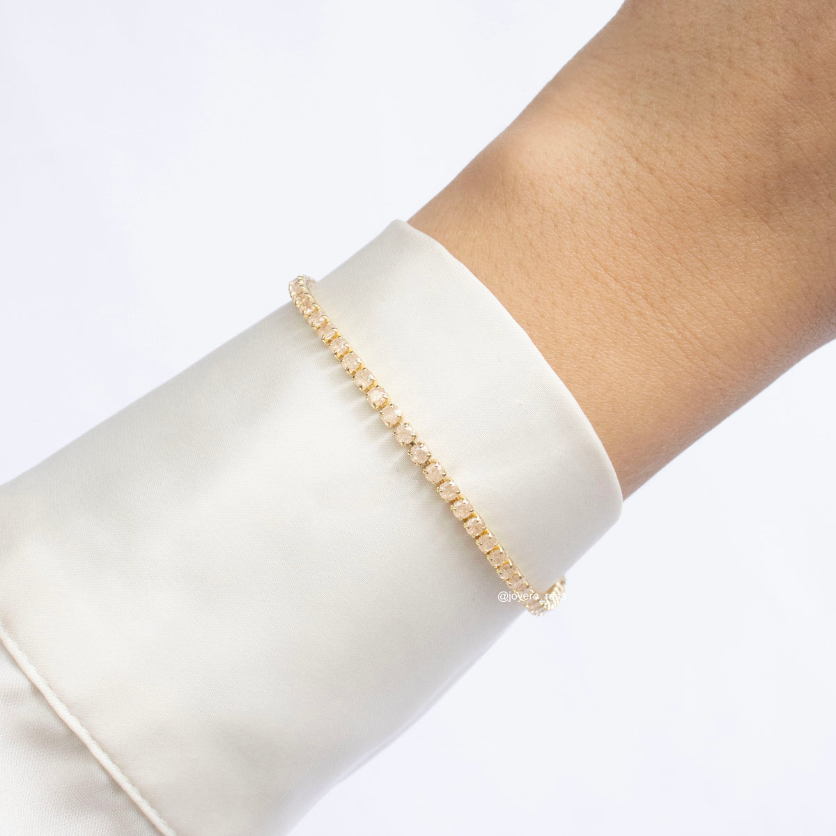 Pulsera Tennis Nude