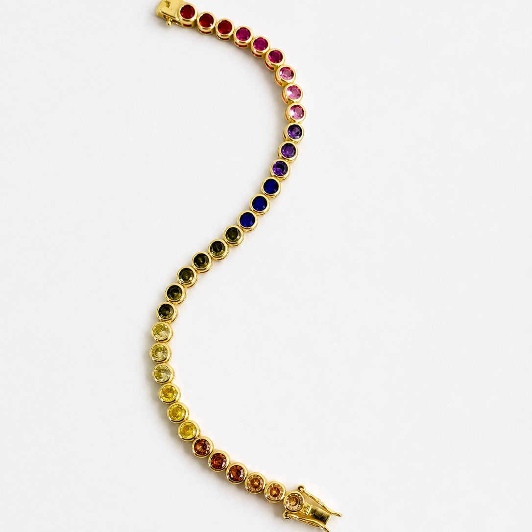 Pulsera Cristales de Colores