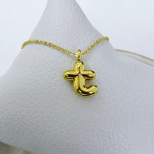 Cargar imagen en el visor de la galería, Collar Ajustable Inicial Burbuja
