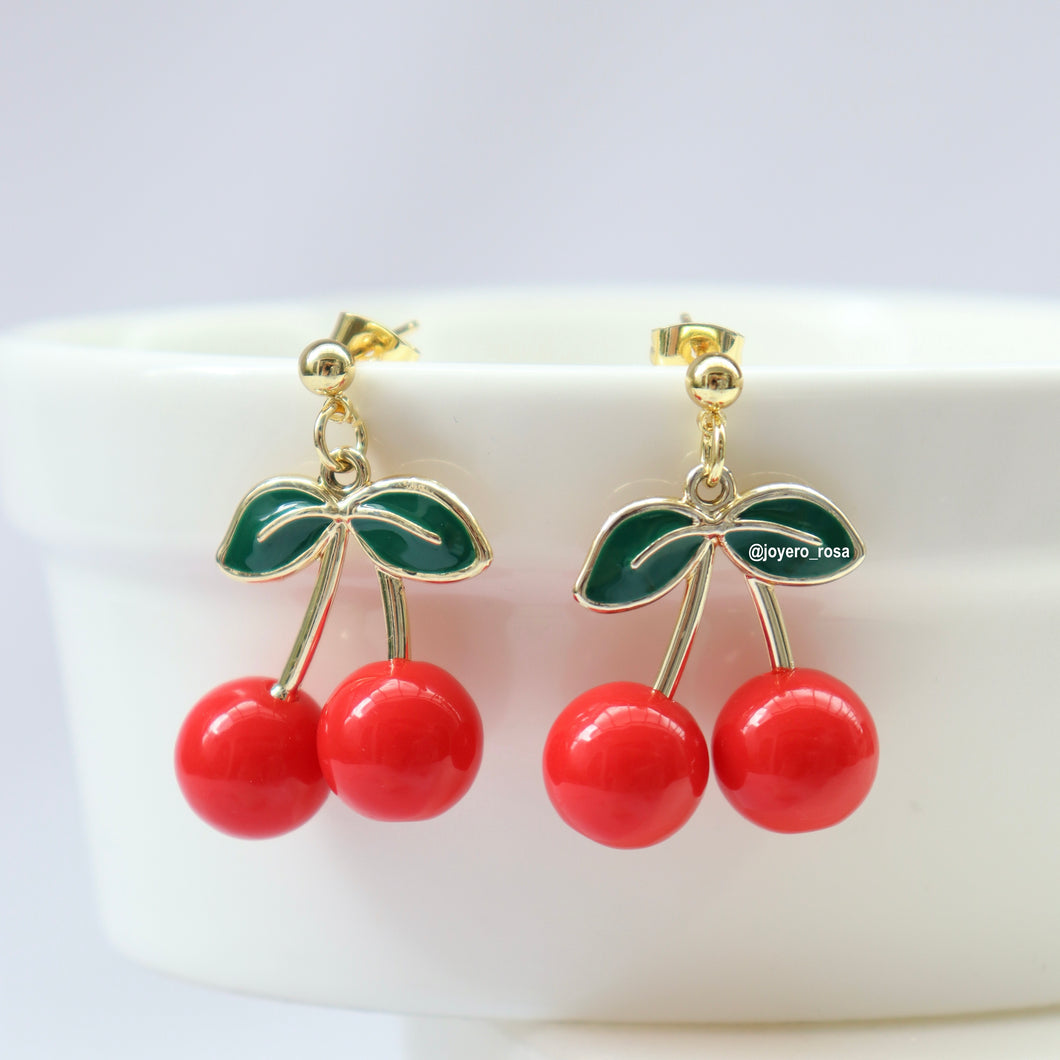Aretes Cereza