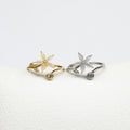 Anillo Ajustable Flor Blanca