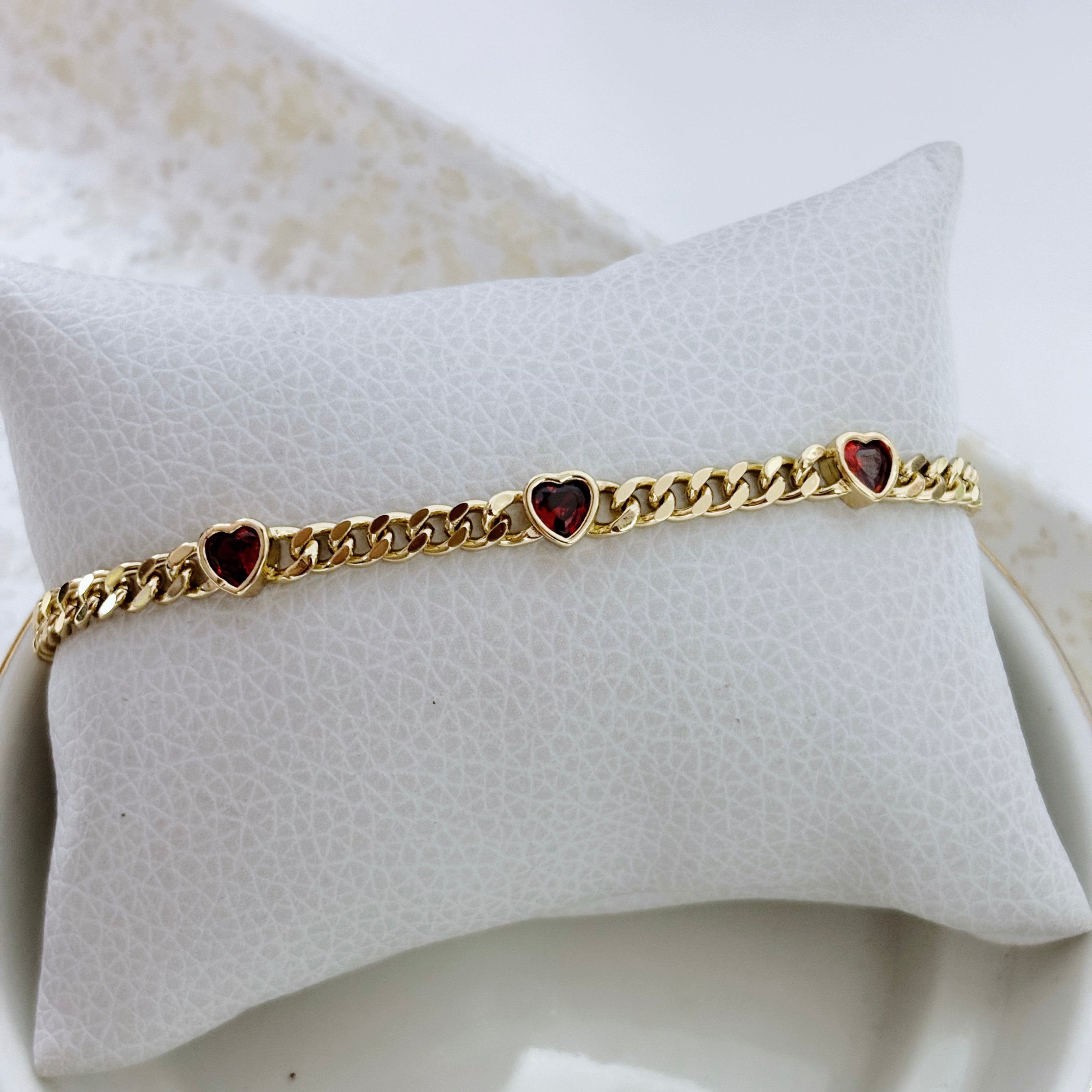 Pulsera Corazones