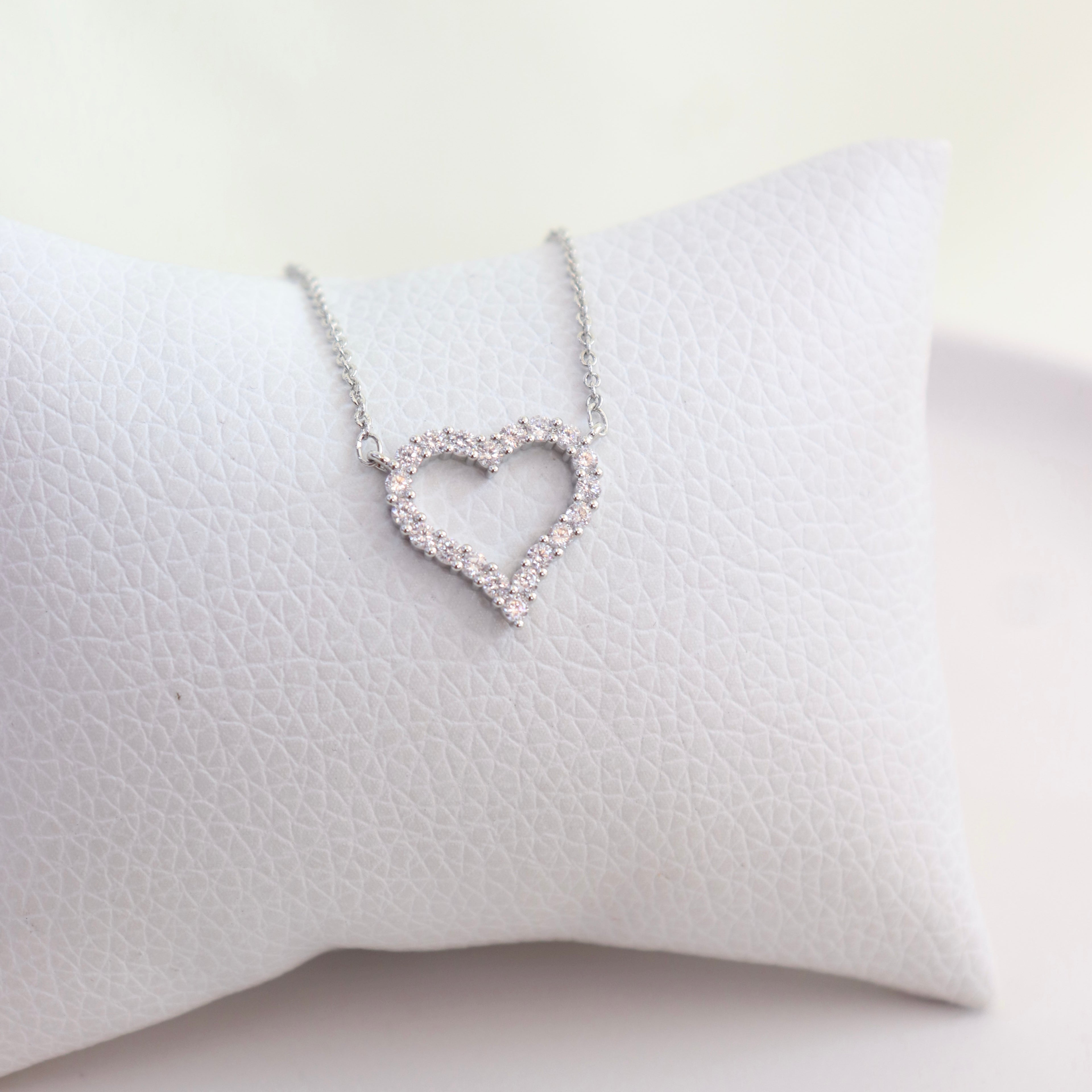 Collar Corazón Brillos
