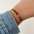 Pulsera Ajustable Baguette Multicolor