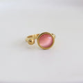 Anillo Círculo Rosado