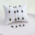 Collar Cristales Negros