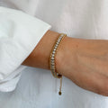 Pulsera Trenzada con Cristales
