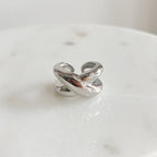 Anillo Chunky Cruzado