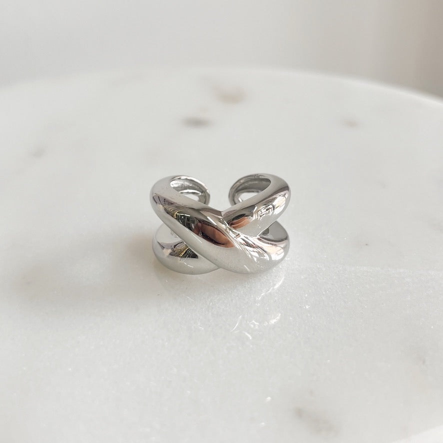 Anillo Chunky Cruzado