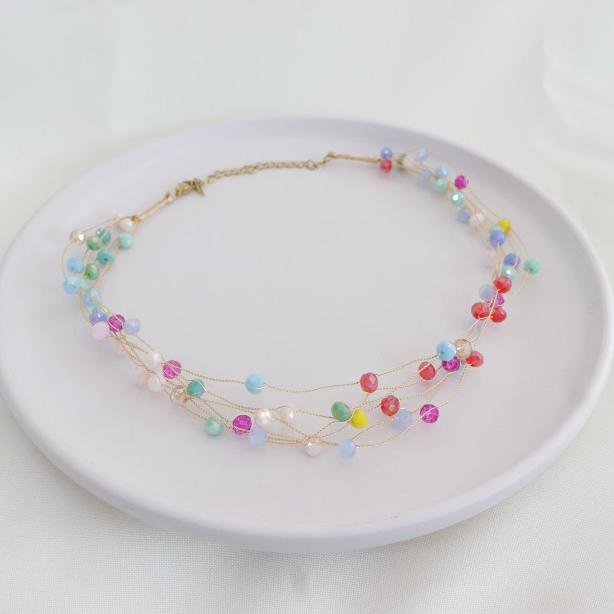 Collar Cristales Colores