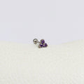 Piercing Flor Morada