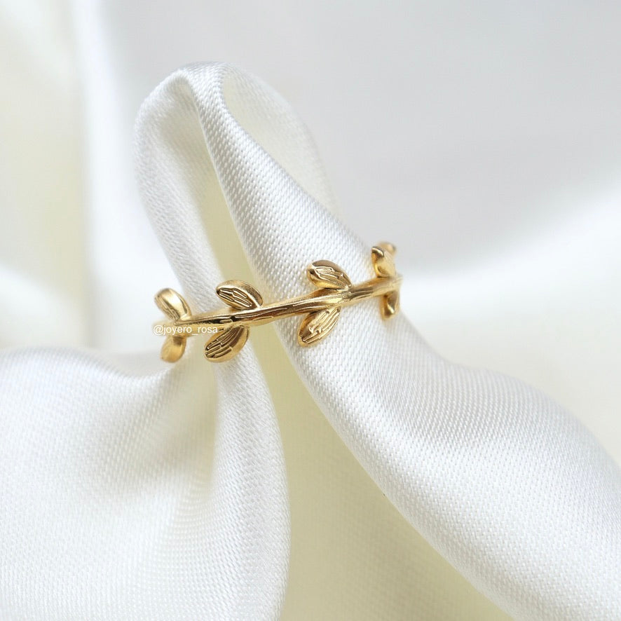 Anillo Hojas